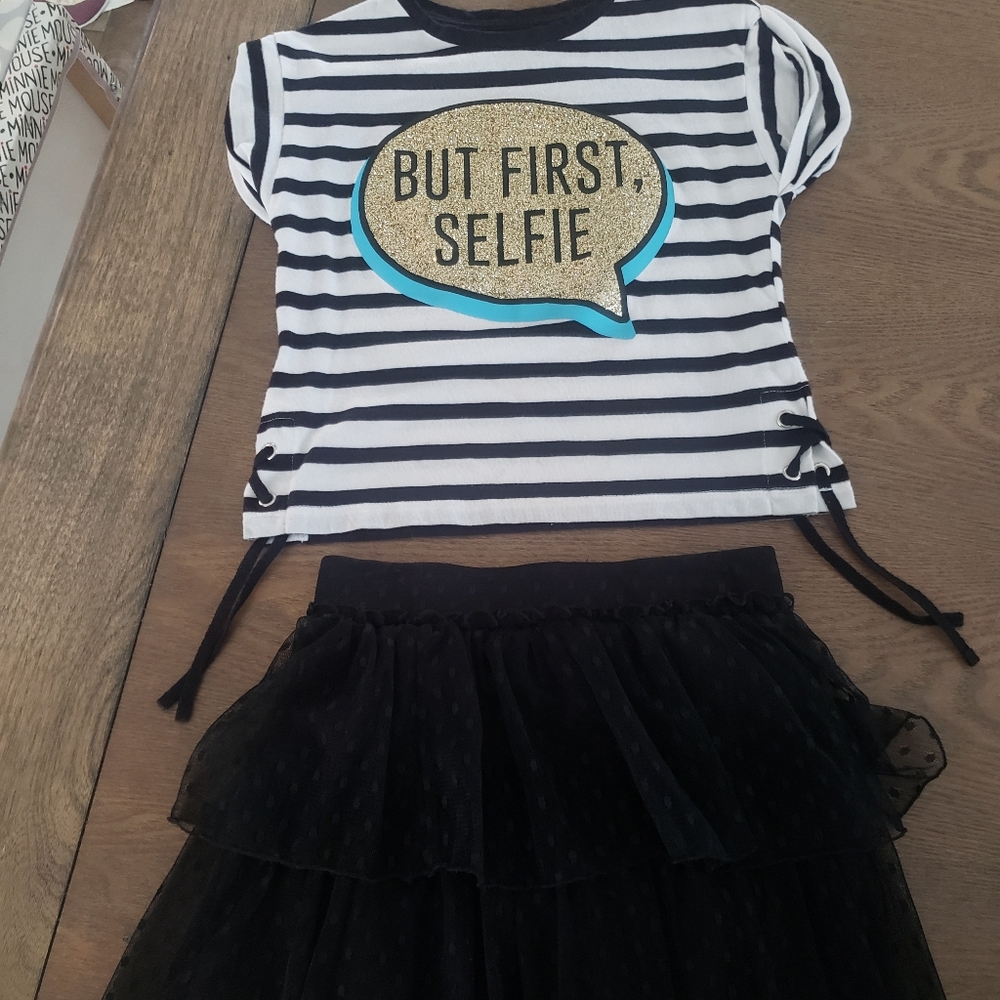 Skirt with top